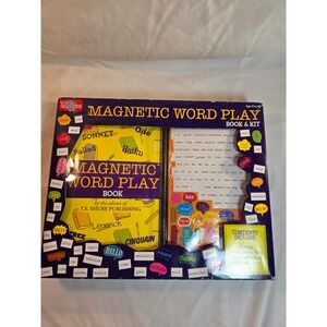 TS Shure Magnetic Word Play Book and Kit Poetry Educational Set 125 Magnets New!